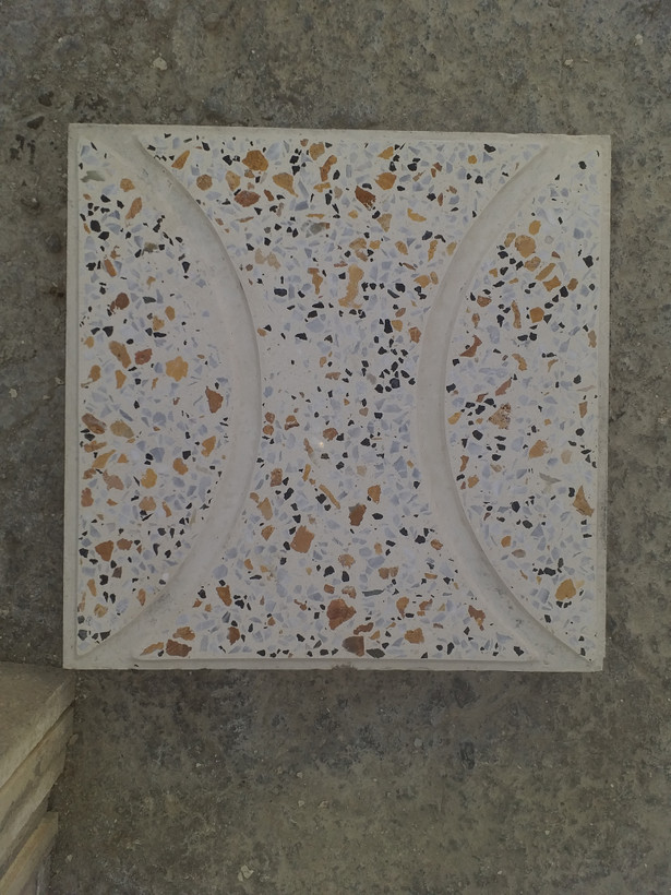 موزایئک ۴۰*۴۰ طبری لیمویی حیاطی سیمان سفید