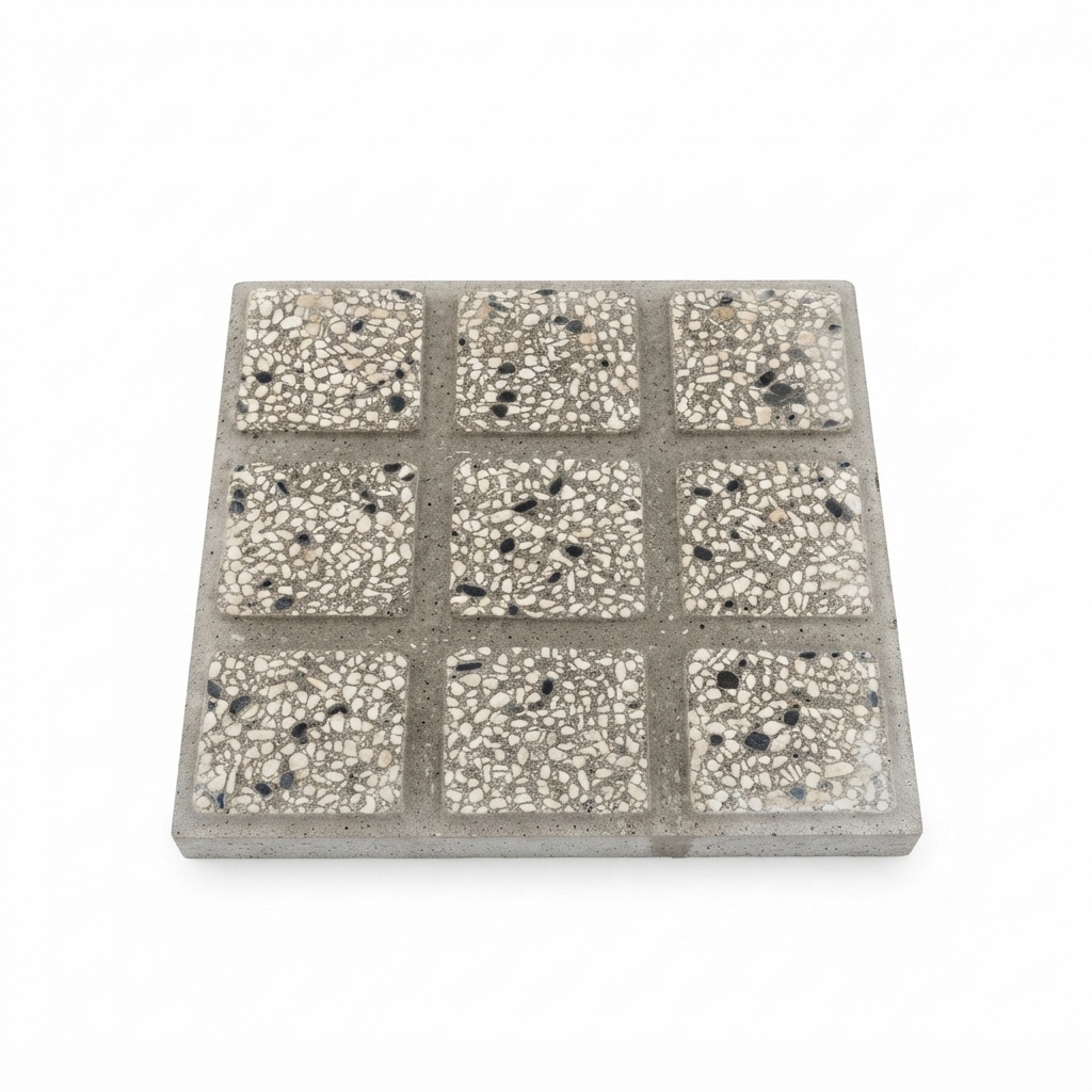 موزائیک 30*30   9 خانه سیمان سیاه