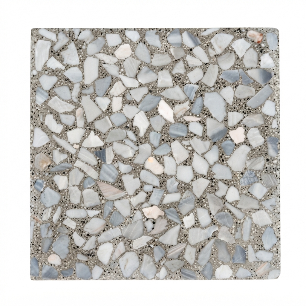 موزاییک 30*30 سنگ درشت سفید